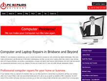 Tablet Screenshot of pcrepairsbrisbane.com